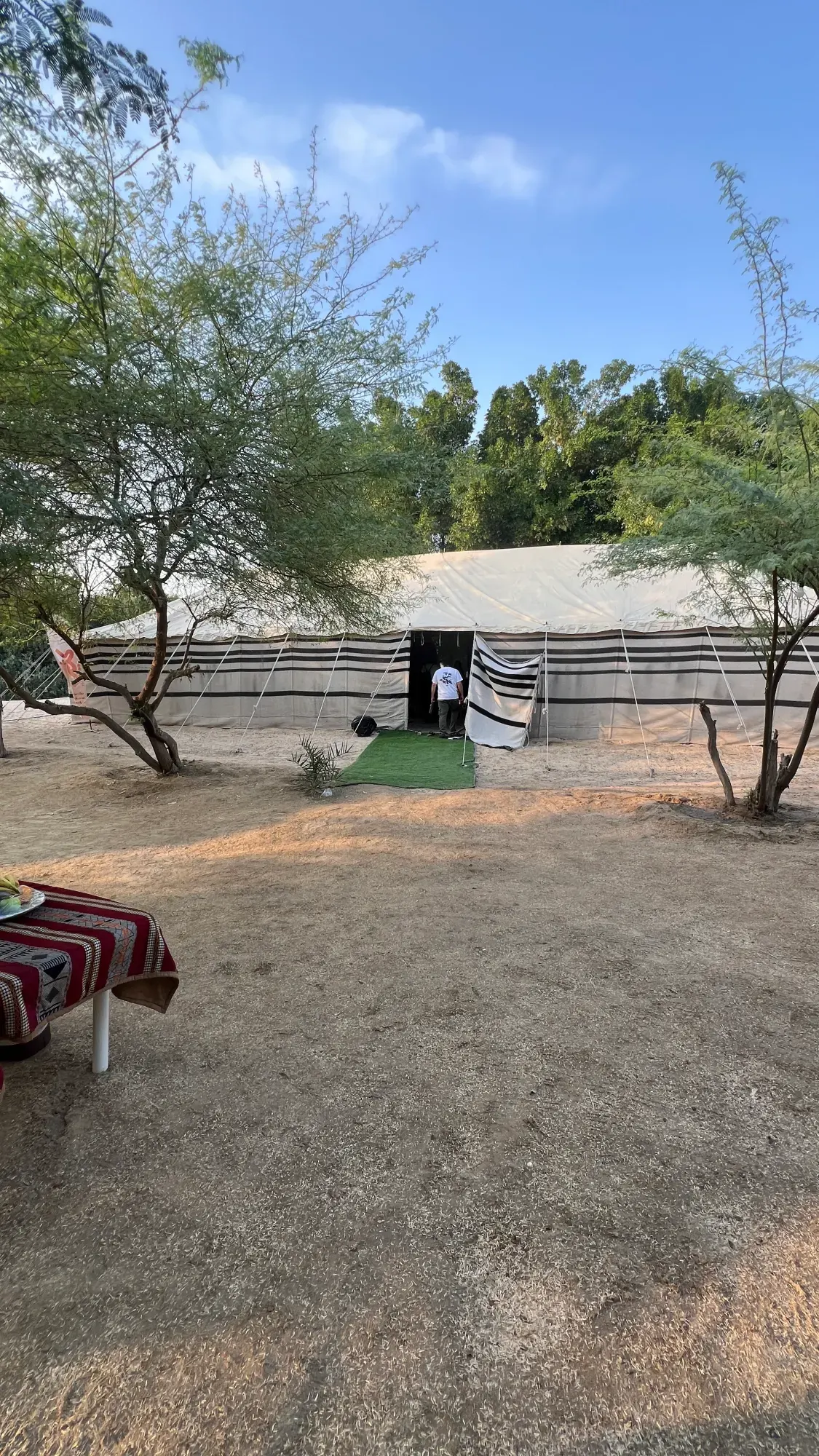 Traditional desert camp in Al Ahsa