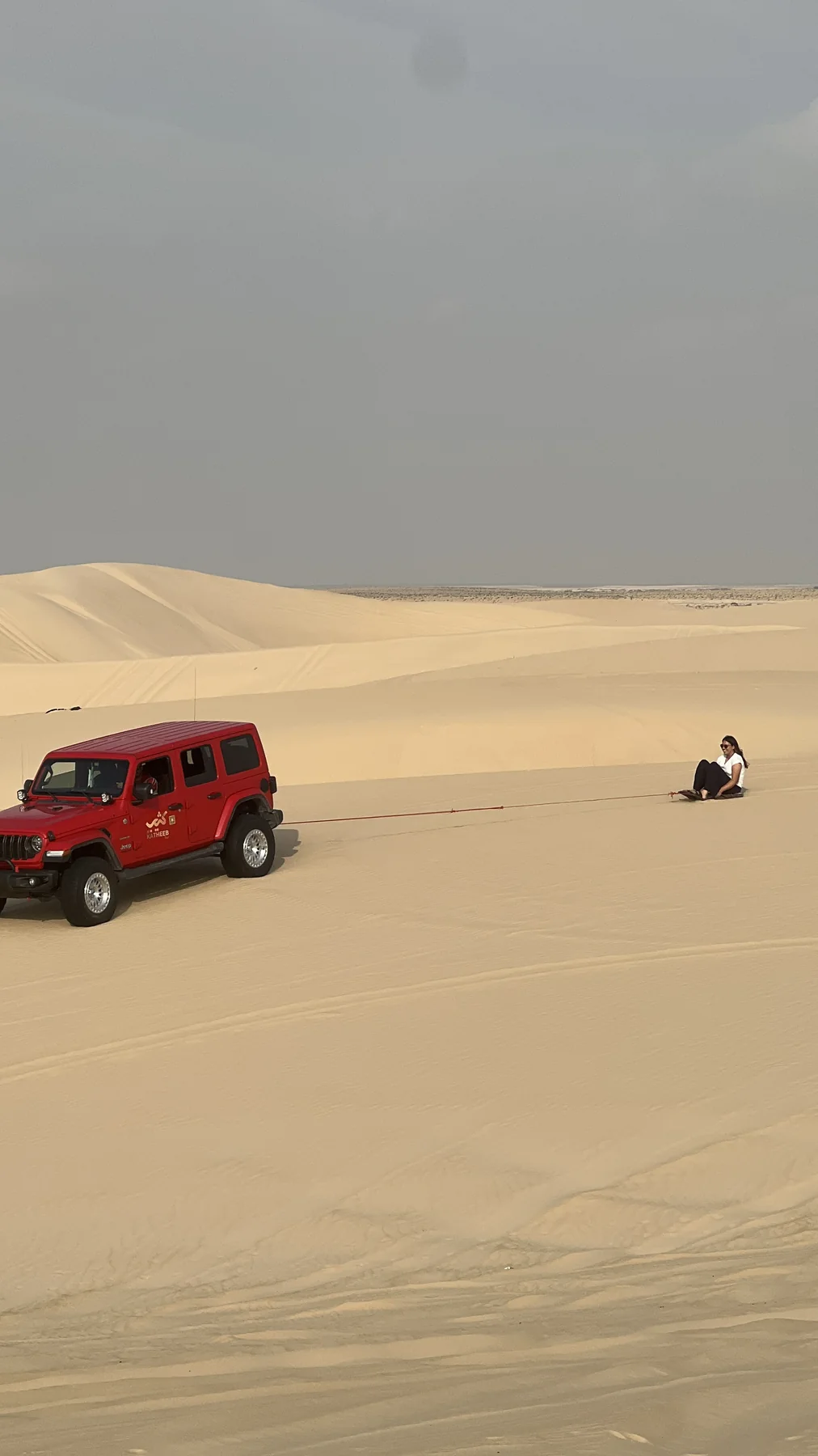 4x4 desert safari across the dunes near Dammam