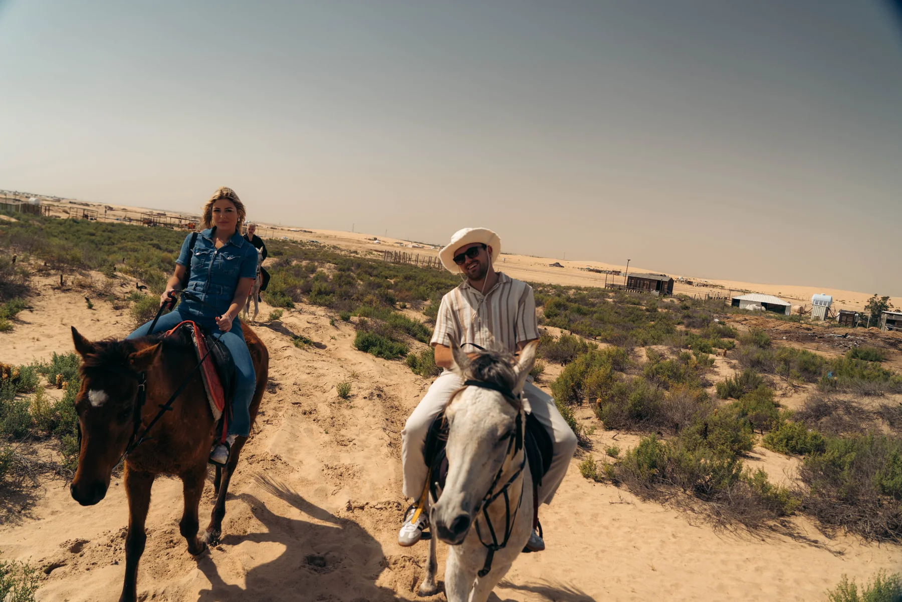 Guided desert horse riding experience in Dammam